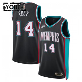 Camiseta Niños NBA Memphis Grizzlies Zach Edey 2025-26 Nike Classic Edition Negro Swingman